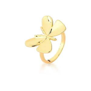 Anel Borboleta Dourado
